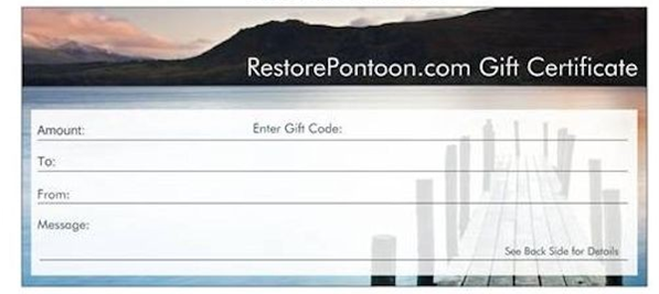 Restore Pontoon Gift Card